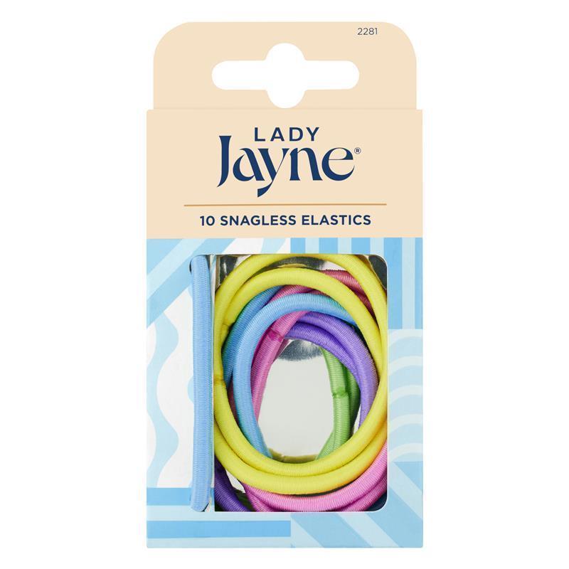 Load image into Gallery viewer, Lady Jayne Snagless Thick Elastics, Assorted, Pk10
