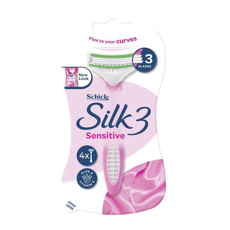 Load image into Gallery viewer, Schick Xtreme 3 Women Sensitive 4 Disposable Razors
