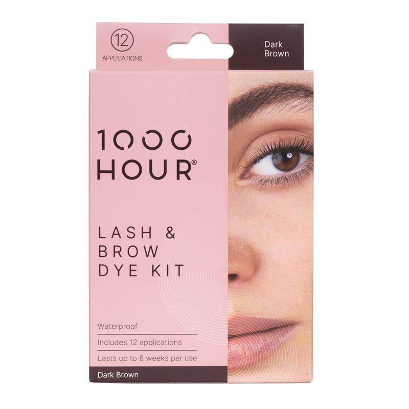 Load image into Gallery viewer, 1000 Hour Eyelash &amp; Brow Dye Kit Dark Brown
