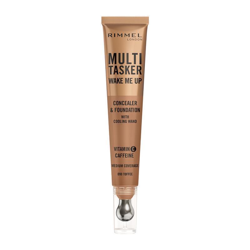 Load image into Gallery viewer, Rimmel Multi Tasker Wake Me Up Concealer &amp; Foundation 090 Toffee
