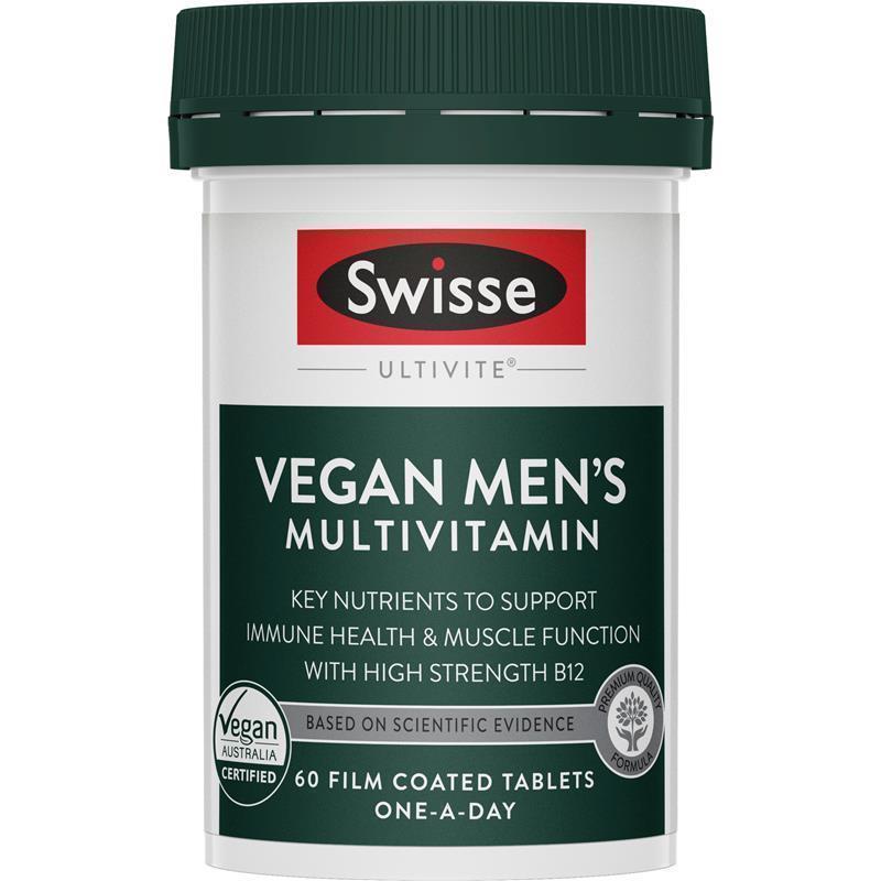 Load image into Gallery viewer, Swisse Vegan Mens Ultivite 60 Tablets
