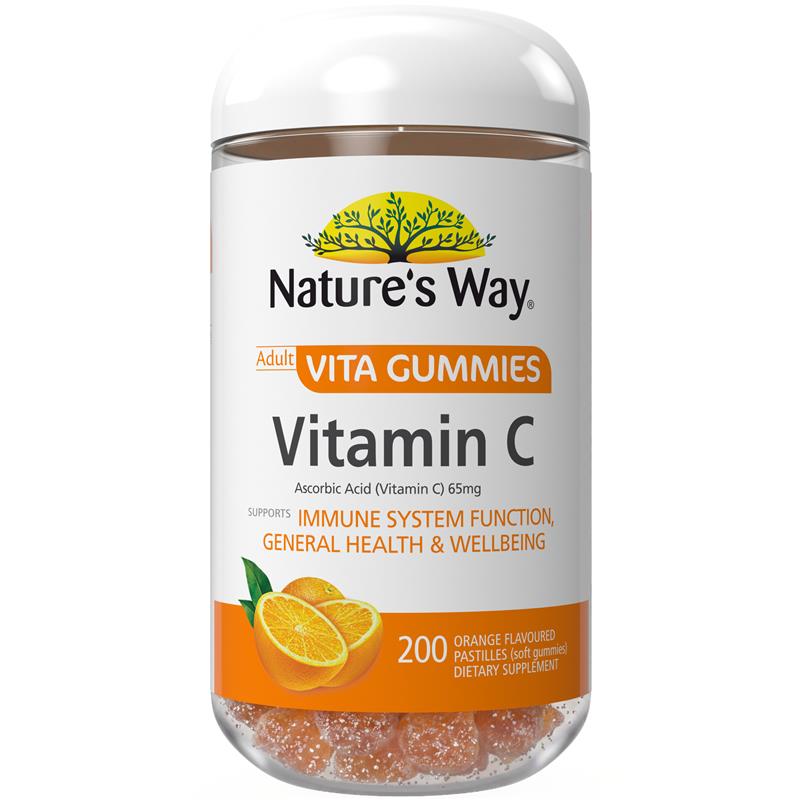 Load image into Gallery viewer, Nature's Way Adult Vita Gummies Vitamin C 200 Gummies Exclusive Size
