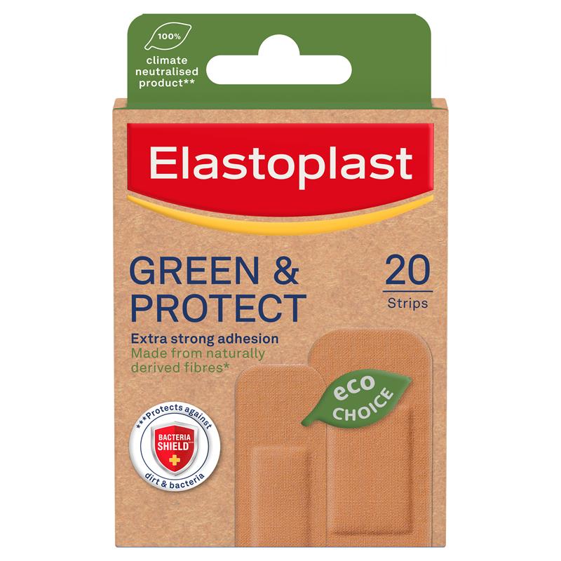 Load image into Gallery viewer, Elastoplast Green &amp; Protect 20 Pack
