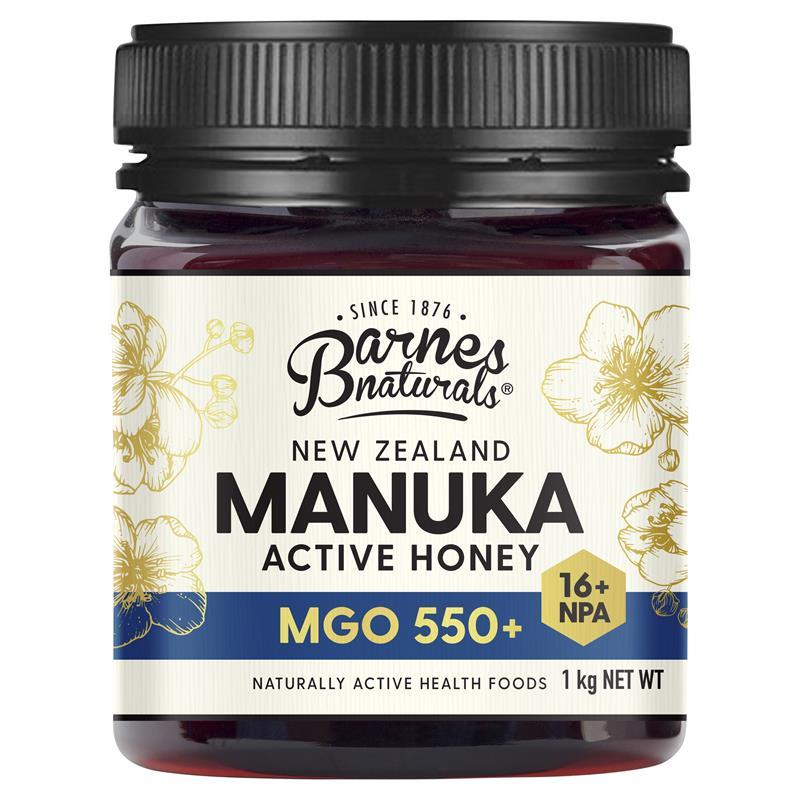 Load image into Gallery viewer, Barnes Naturals New Zealand Manuka Honey 1kg MGO 550+
