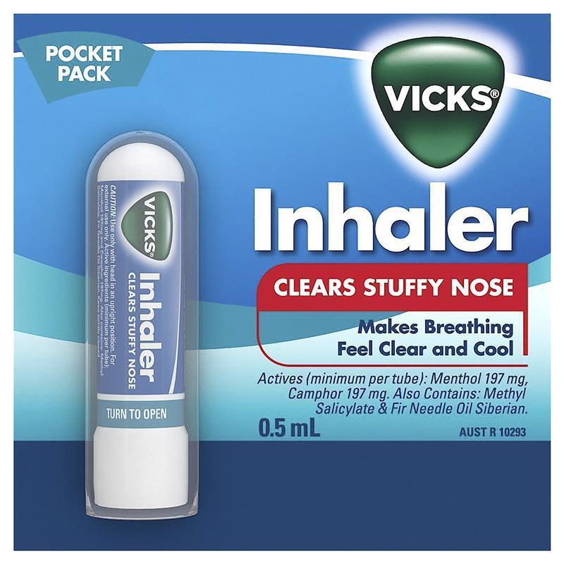 Load image into Gallery viewer, Vicks Nasal Spray Decongestant Inhaler 0.5mL
