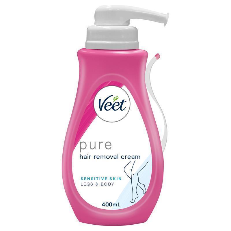 Load image into Gallery viewer, Veet Pure Hair Removal Cream Legs And Body Sensitive Skin 400ml
