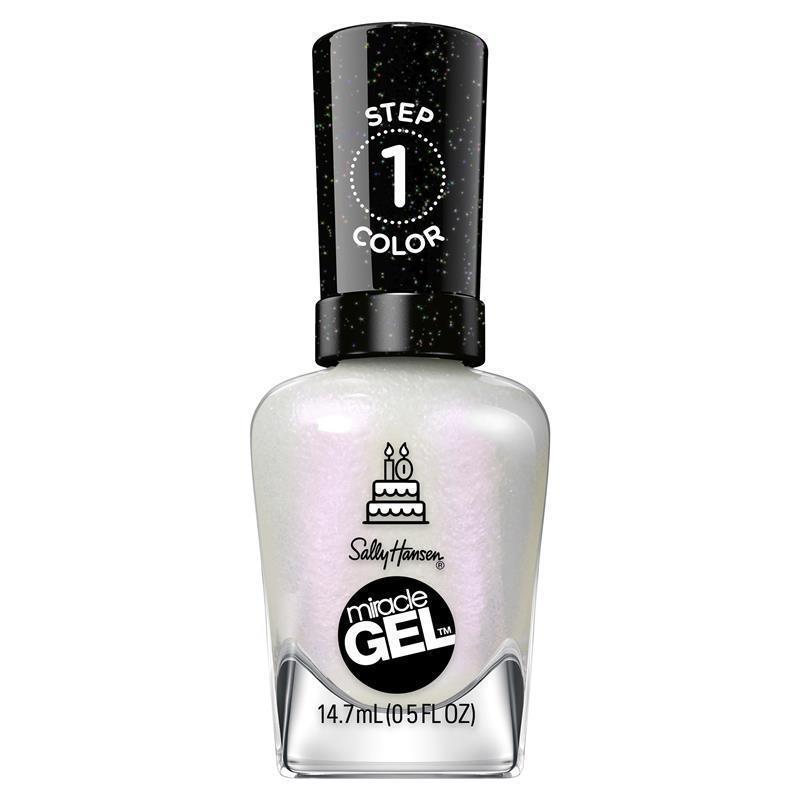 Load image into Gallery viewer, Sally Hansen Miracle Gel Nail Colour Twinkle Whites 14.7ml
