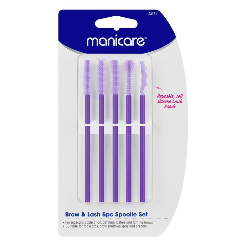 Load image into Gallery viewer, Manicare Brow &amp; Lash 5pc Spoolie Set
