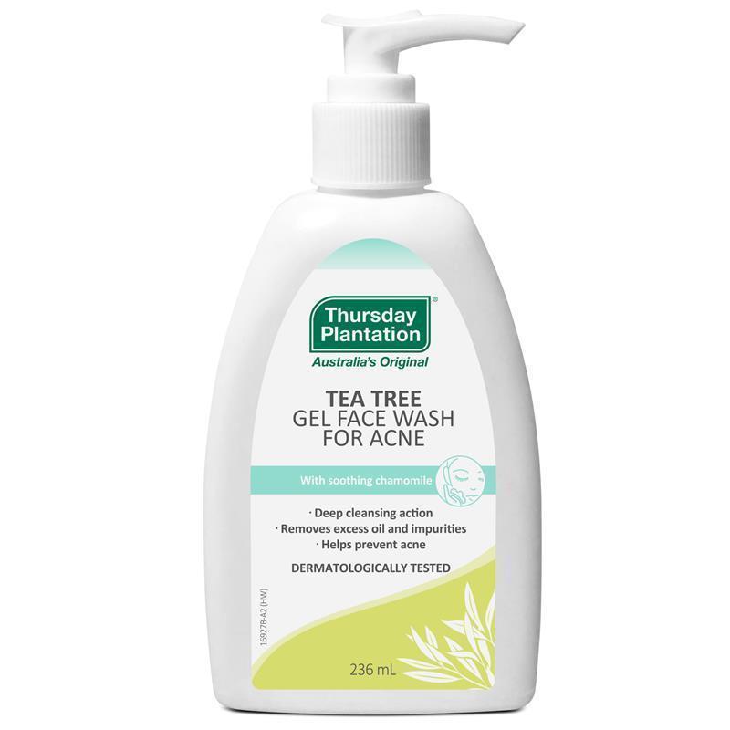Load image into Gallery viewer, Thursday Plantation Tea Tree Gel Face Wash for Acne 236mL
