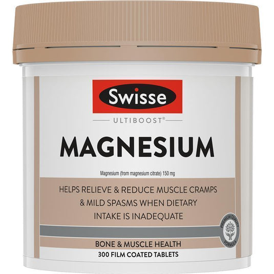 Swisse Ultiboost Magnesium 300 Tablets Exclusive Size