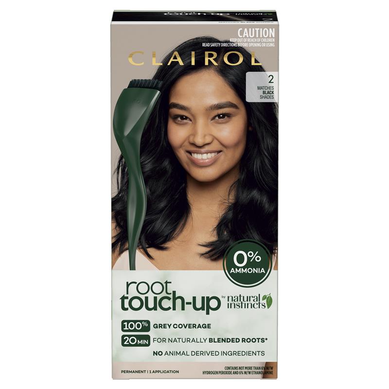 Load image into Gallery viewer, Clairol Root Touch Up Natural Instincts 2 Black Permanent Hair Colour
