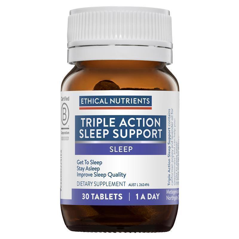 Load image into Gallery viewer, Ethical Nutrients Triple Action Sleep Support 30 Tablets
