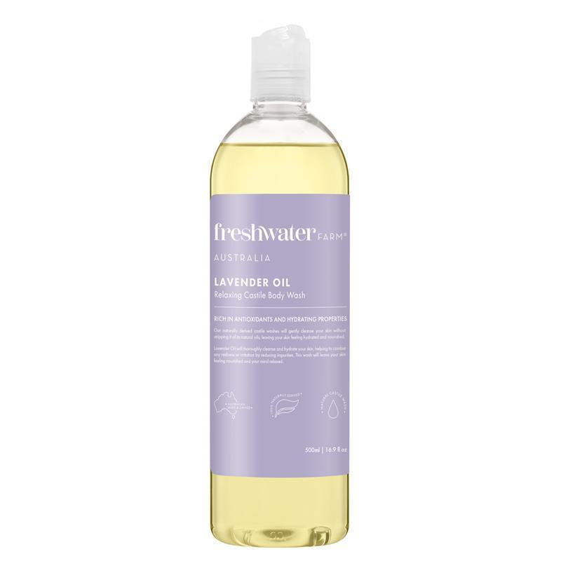 Load image into Gallery viewer, Freshwater Farm Lavender Oil Body Wash 500ml
