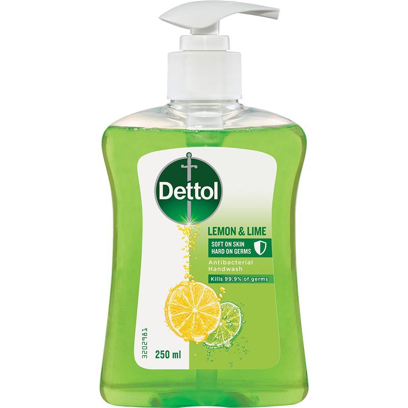 Load image into Gallery viewer, Dettol Lemon &amp; Lime Antibacterial Hand Wash Pump 250ml
