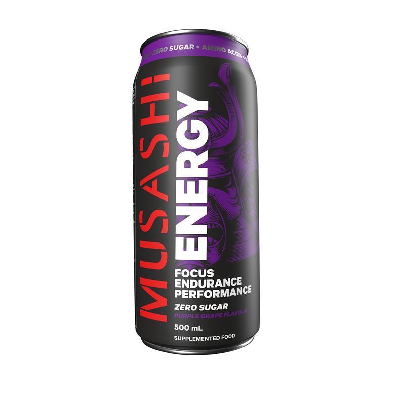 Load image into Gallery viewer, Musashi Energy Purple Grape 500ml
