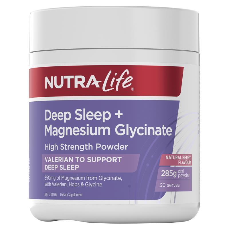 Load image into Gallery viewer, Nutra-Life Deep Sleep + Magnesium Glycinate Powder 285g
