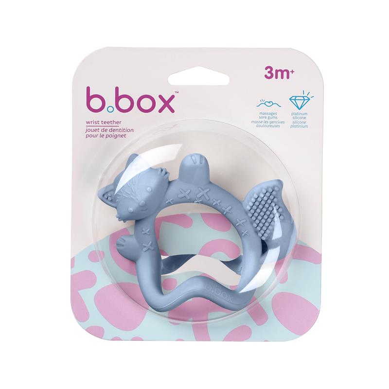 Load image into Gallery viewer, B.Box Wrist Teether Lullaby Blue
