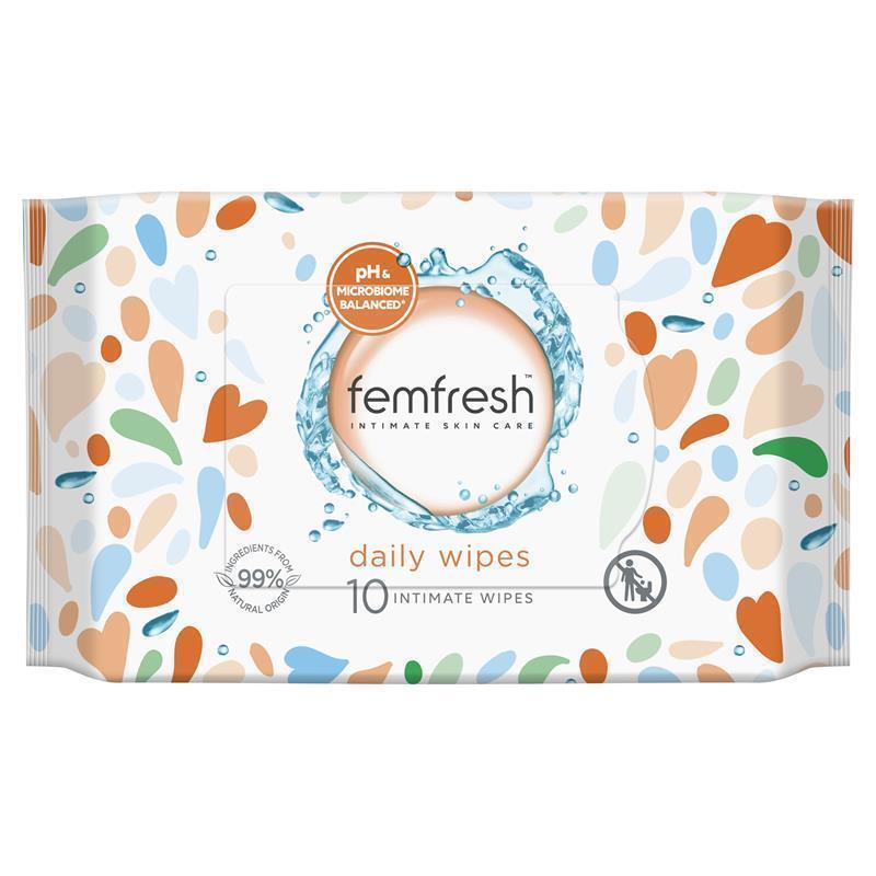 Load image into Gallery viewer, Femfresh Pocket Wipes 10 Travel Pack
