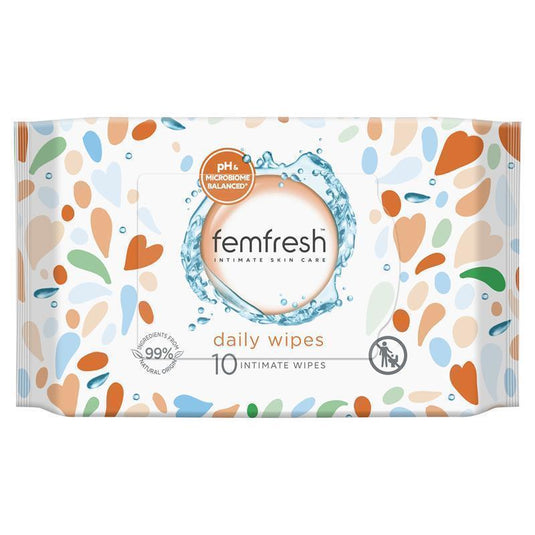 Femfresh Pocket Wipes 10 Travel Pack