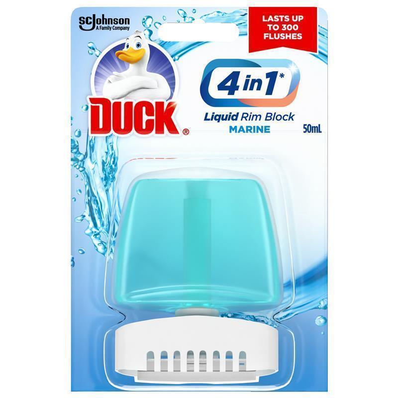 Load image into Gallery viewer, Duck Liquid Rim Block Toilet Cleaner Marine 50ml
