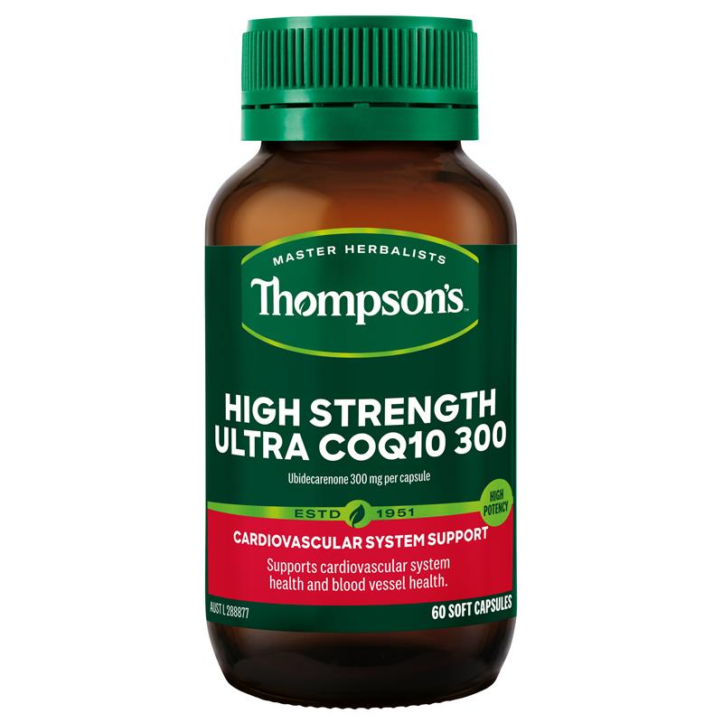 Load image into Gallery viewer, Thompson's CoQ10 300mg 60 Capsules
