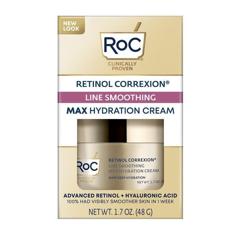 Load image into Gallery viewer, RoC Retinol Correxion Line Smoothing Max Hydration Cream 48g
