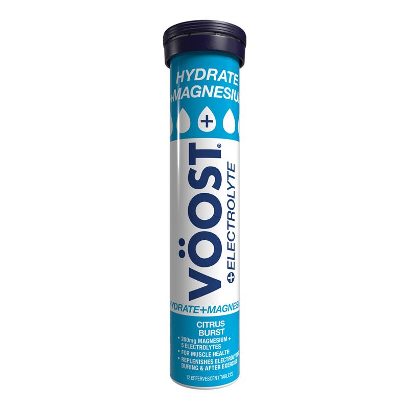 Load image into Gallery viewer, Voost Hydrate + Magnesium Citrus Burst Effervescent Tablets 12 Pack
