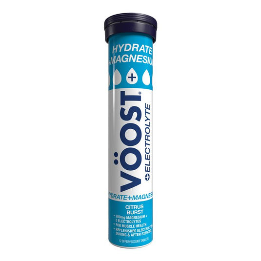 Voost Hydrate + Magnesium Citrus Burst Effervescent Tablets 12 Pack