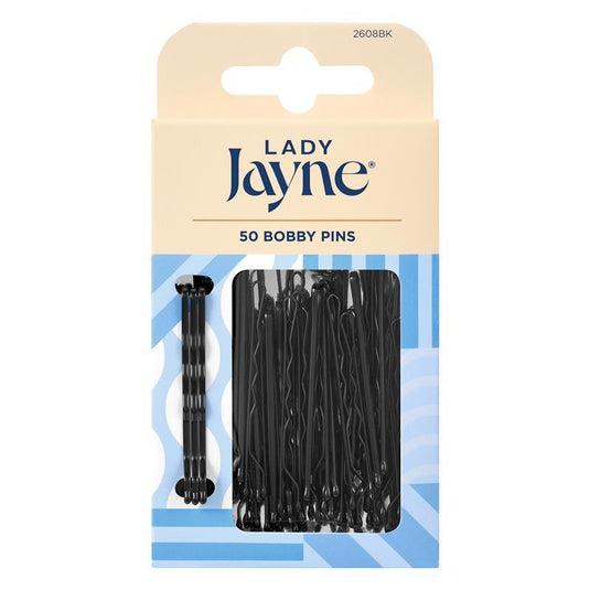 Lady Jayne Bobby Pins, Black, 4.5 Cm, Pk50