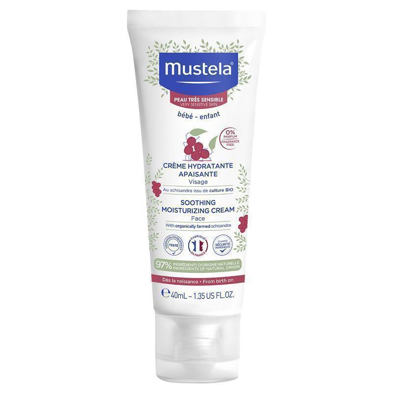 Load image into Gallery viewer, Mustela Soothing Moisturising Face Cream Fragrance Free 40ml

