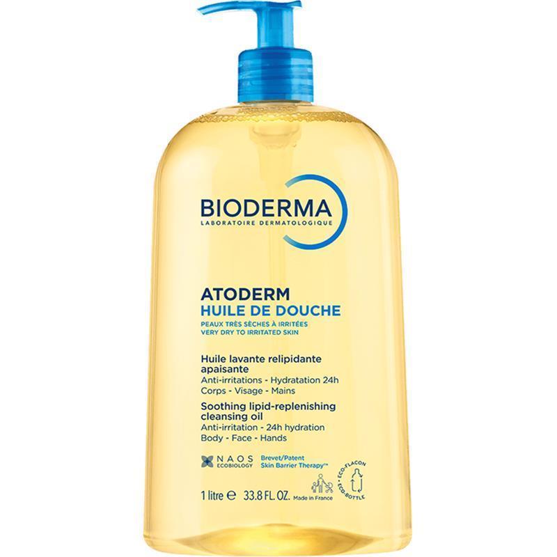 Load image into Gallery viewer, Bioderma Atoderm Ultra-Nourishing Shower Oil Cleanser 1L
