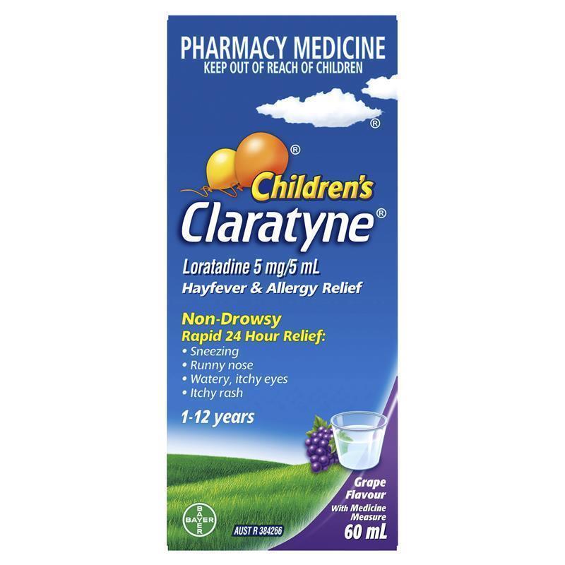 Load image into Gallery viewer, Claratyne Childrens Grape Syrup 60ml
