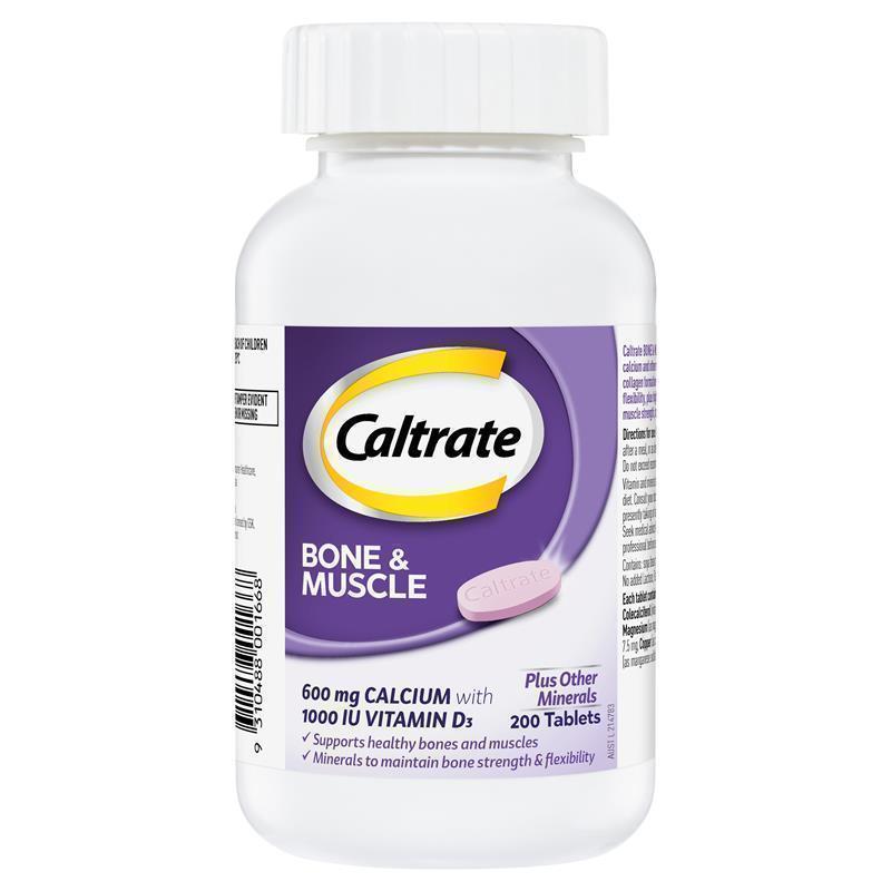 Load image into Gallery viewer, Caltrate Bone and Muscle Health 200 Tablets Exclusive Size
