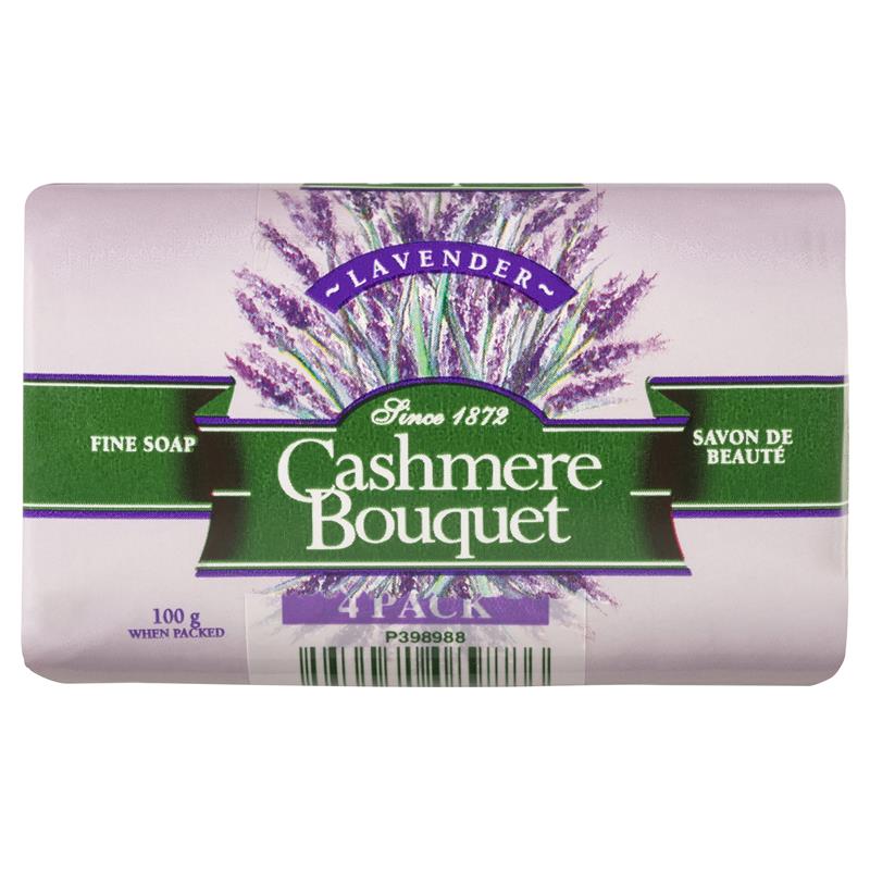 Load image into Gallery viewer, Cashmere Bouquet Soap Lavender 4 x 100g

