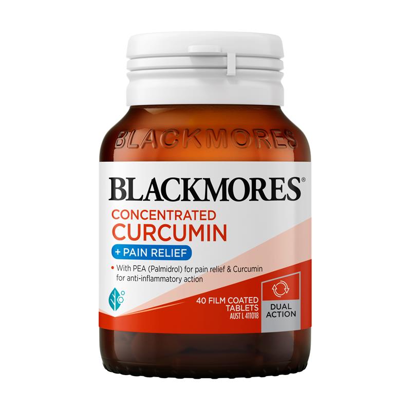 Load image into Gallery viewer, Blackmores Concentrated Curcumin + Pain Relief 40 Tablets
