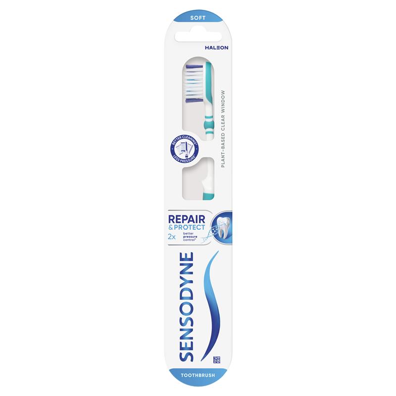 Load image into Gallery viewer, Sensodyne Sensitive Teeth Repair &amp; Protect Toothbrush
