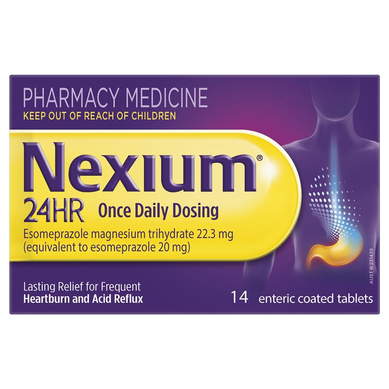 Load image into Gallery viewer, Nexium 24hr Heartburn &amp; Acid Reflux Relief 20mg 14 Tablets
