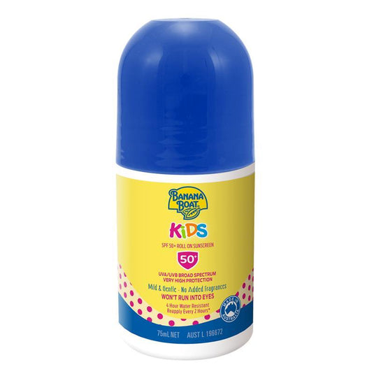 Banana Boat SPF 50+ Kids 75ml Roll On