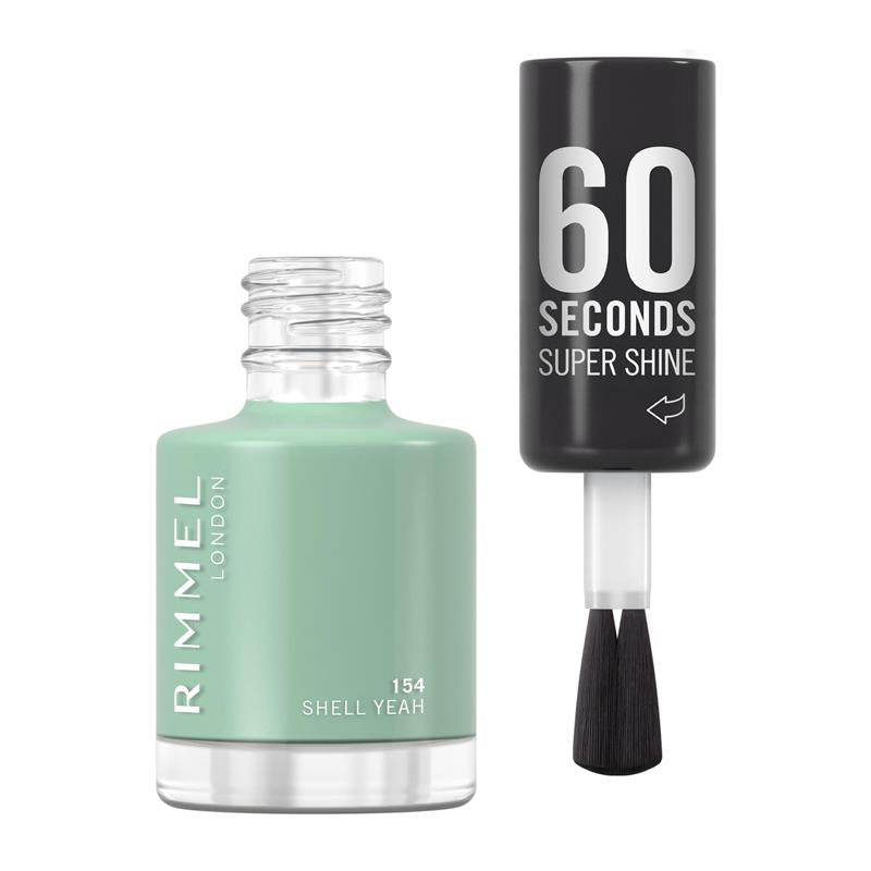 Load image into Gallery viewer, Rimmel 60 Seconds Nail Polish 154 Shell Yeah
