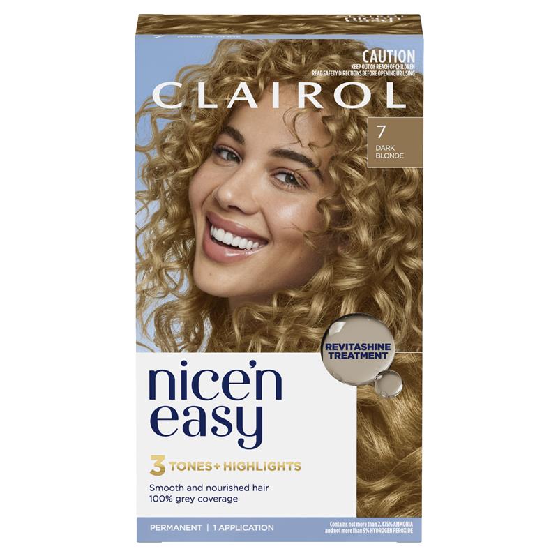 Load image into Gallery viewer, Clairol Nice N Easy 7 Natural Dark Blonde Permanent Hair Colour
