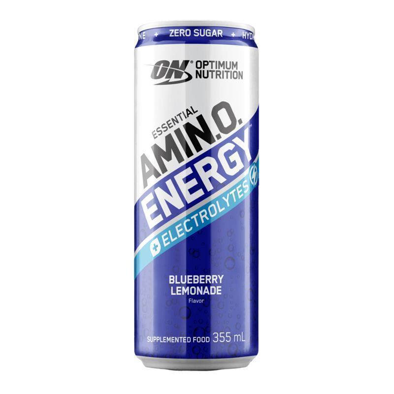 Load image into Gallery viewer, Optimum Nutrition Amino Energy Sparkling + Electrolytes Blue Lemonade 355ml
