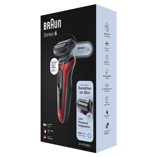 Braun Series 6 Electric Shaver 61-R1000s Wet & Dry