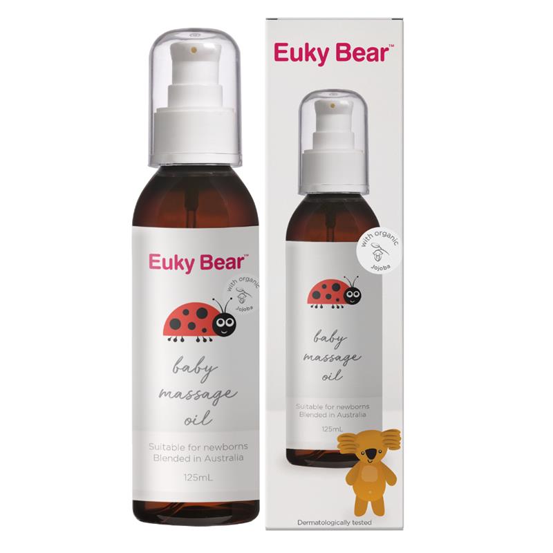 Load image into Gallery viewer, Euky Bear Baby Massage Oil 125ml
