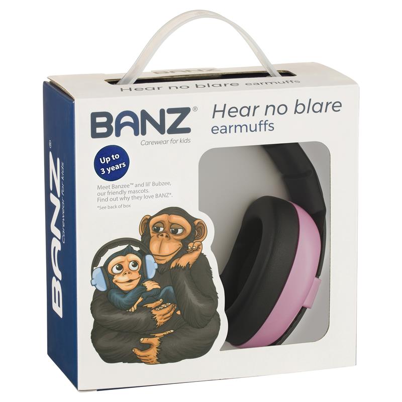 Load image into Gallery viewer, Banz Ear Muffs Mini 3+ Months to 2 Years Petal Pink
