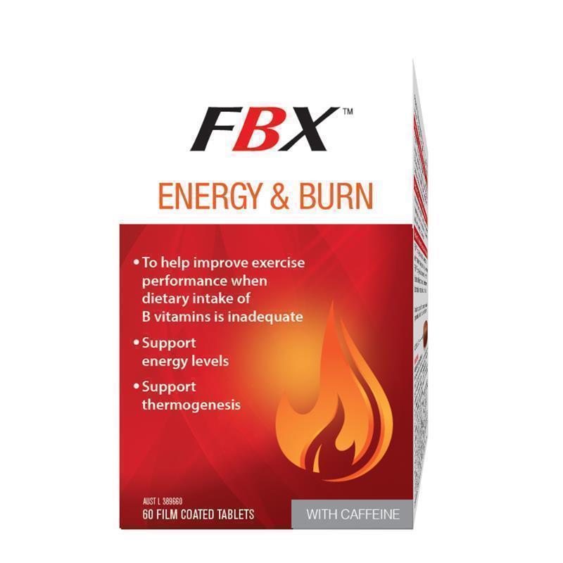 Load image into Gallery viewer, FBX Energy &amp; Burn 60 Tablets
