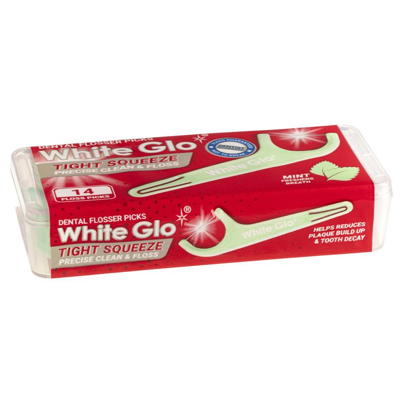 Load image into Gallery viewer, White Glo Flossers Travel 14 Pack
