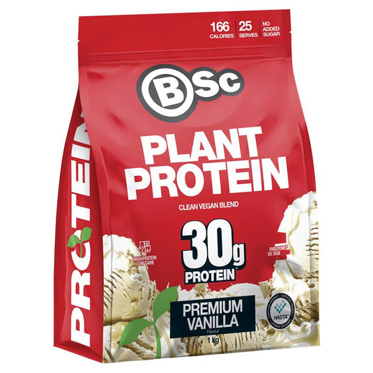 BSc Clean Plant Protein Premium Vanilla 1kg