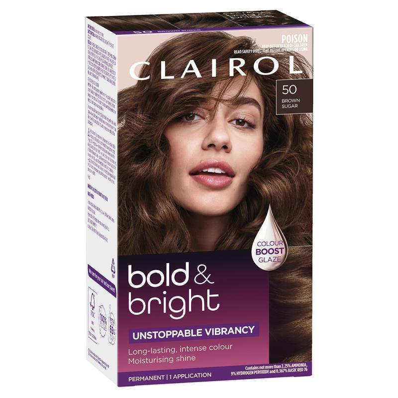 Load image into Gallery viewer, Clairol Bold &amp; Bright Permanent Hair Colour 50 Brown Sugar
