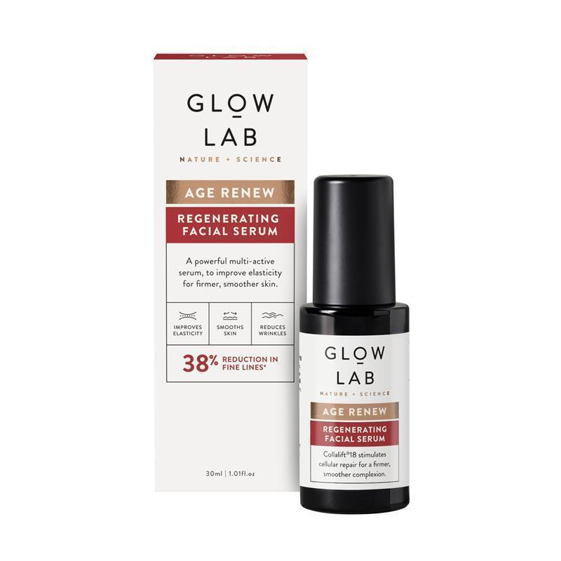 Load image into Gallery viewer, Glow Lab Age Renew Regenerating Facial Serum 30ml
