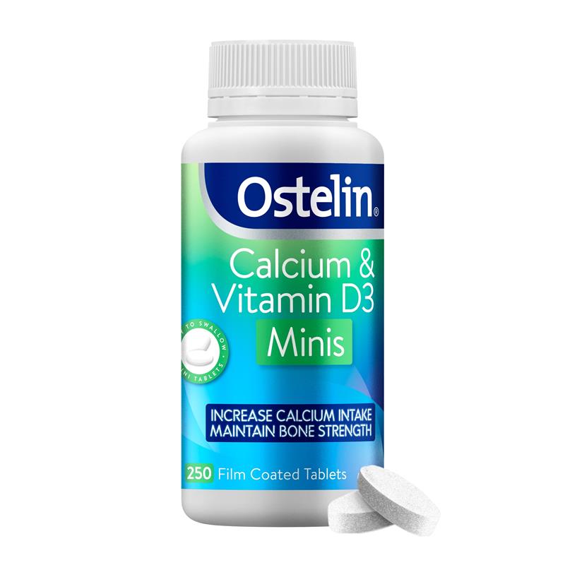 Load image into Gallery viewer, Ostelin Calcium &amp; Vit D 250 Mini Tablets
